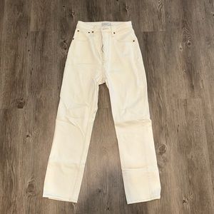 Abercrombie curve love the ankle straight ultra high rise size 26